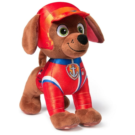 PAW Patrol Rescue Wheels, Zuma 8-Inch Plush Toy for Kids Ages 3+