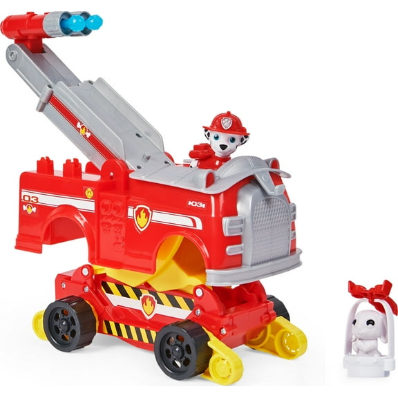 PAW Patrol: Rise and Rescue Transforming Vehicle with Marshall Figure, For Ages 3 and up