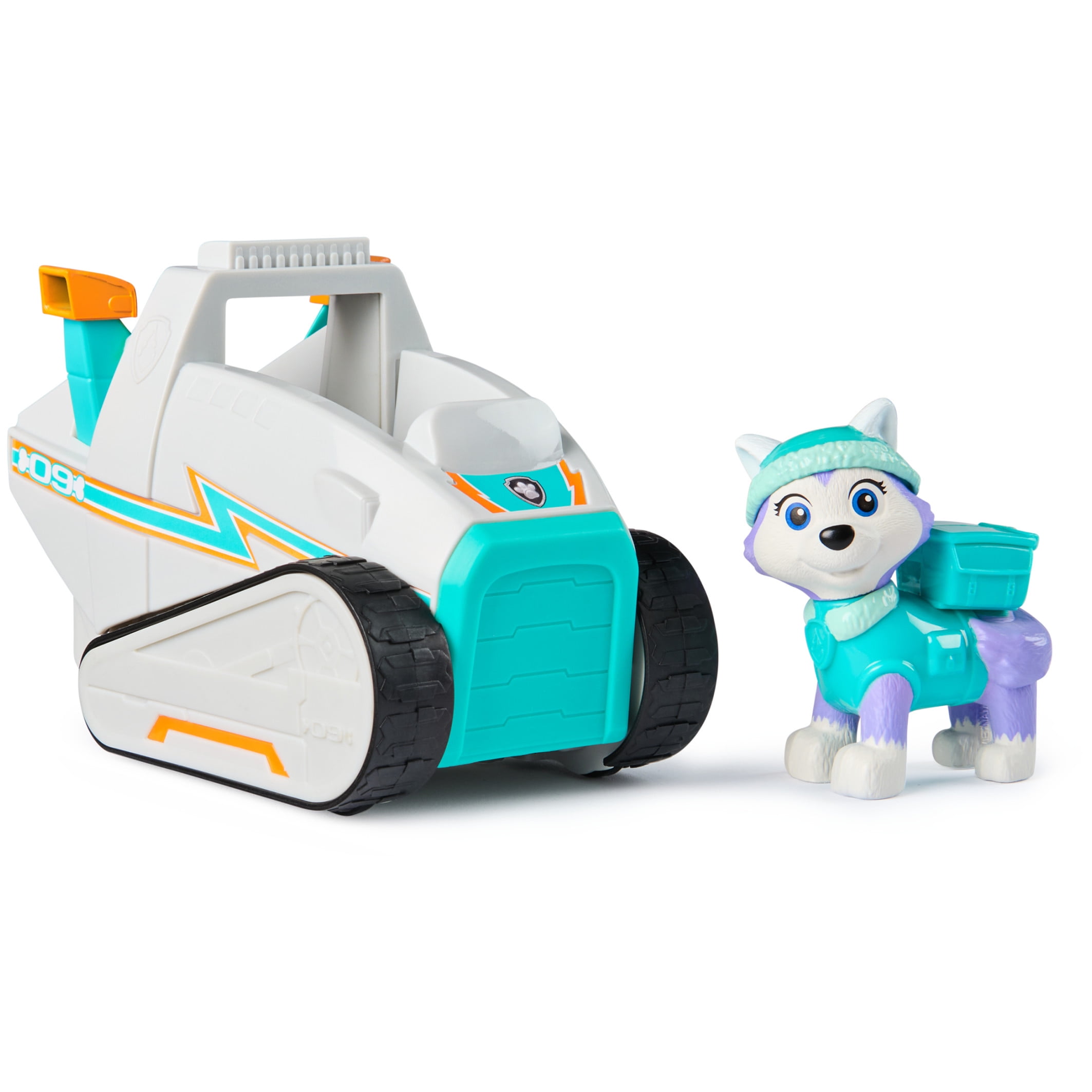 Paw Patrol Snow Plow with Collectible Everest Figure, Eco-Conscious Toy for Kids 3+