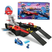 PAW Patrol: The Mighty Movie, Aircraft Carrier HQ, Chase Figure & Police Car, Ages 3+