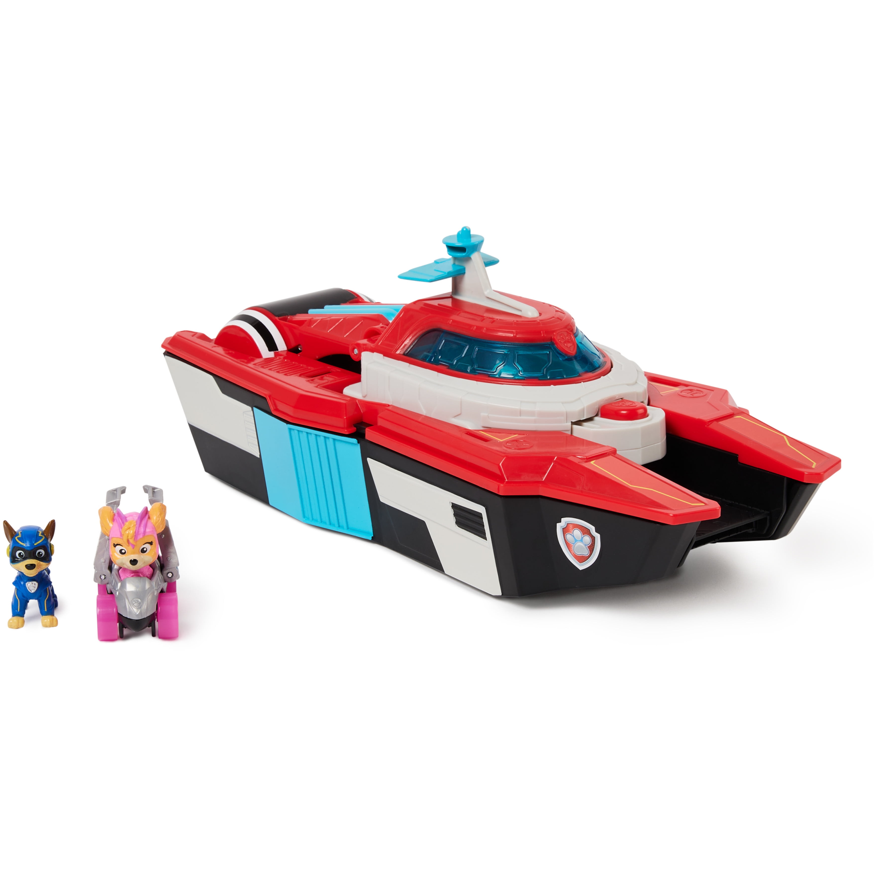 PAW Patrol : La Super Patrouille le film, Pup Squad PAW Patroller, avec  Chase Super Patrouille à collectionner et voiture Pup Squad