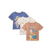 HELLOKITTYFRIENDS Mickey & Friends Toddler Boys Graphic Tee with Short Sleeves, 3-Pack, Sizes 12M-5T
