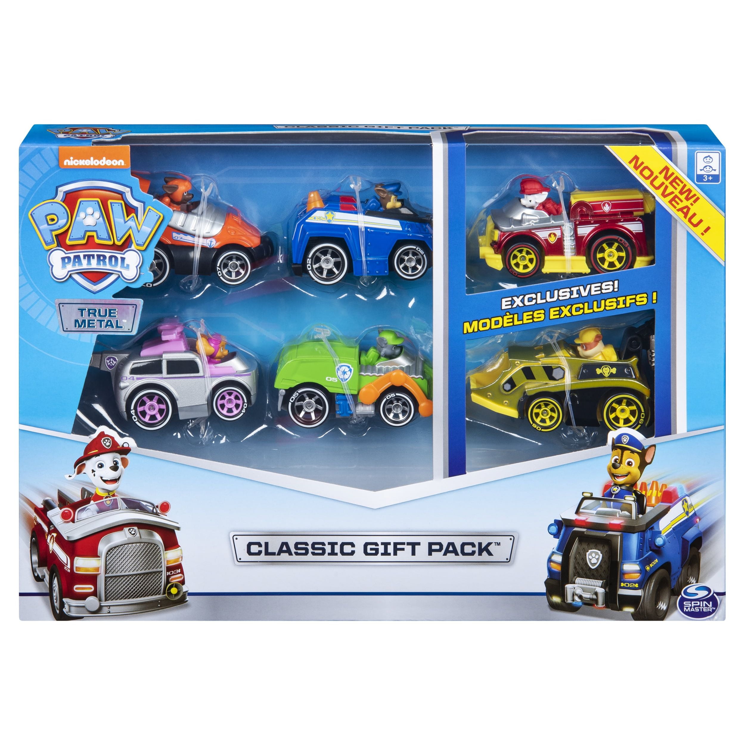 PAW Patrol True Metal Off-Road 1:55 Scale Die-Cast Vehicles Gift Set 6-Pack