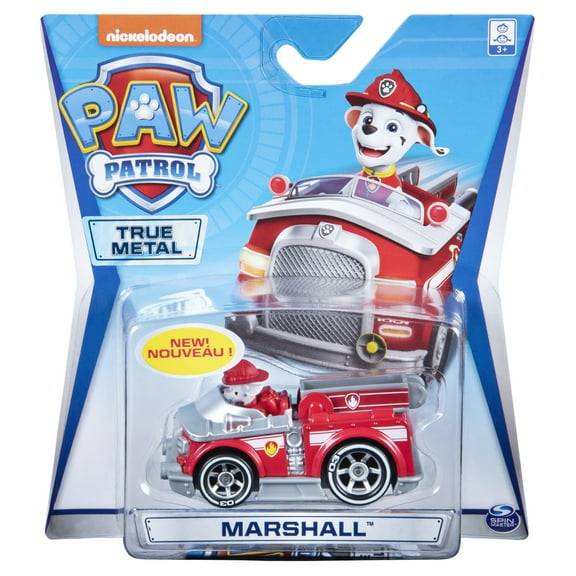 PAW Patrol, True Metal Marshall Collectible Die-Cast Vehicle, Classic Series 1:55 Scale