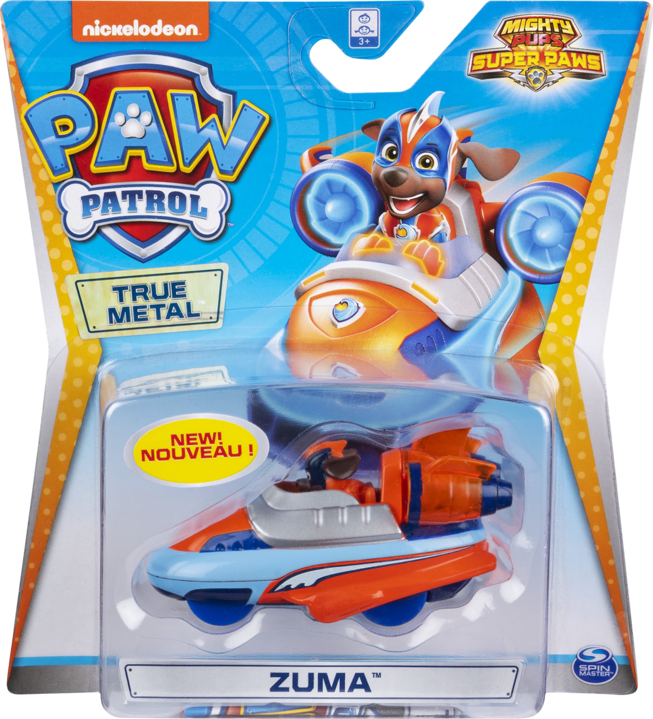  Paw Patrol 6054521 Zuma True Metal Ready Race Rescue  Collectable Die-Cast Vehicle 1:55 Scale, : Toys & Games