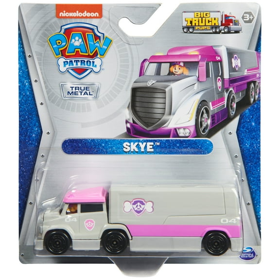 PAW Patrol, True Metal Skye Collectible Die-Cast Toy Trucks, Big Truck Pups Series 1:55 Scale