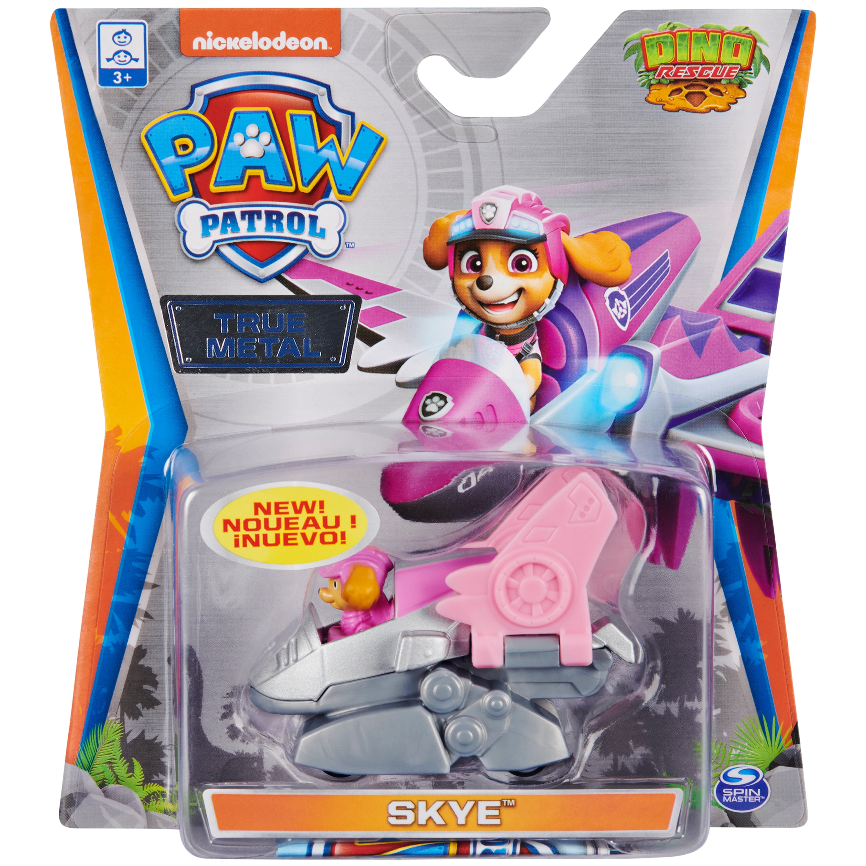 True Metal Juguete Paw Patrol Dino PAW Patrol, True Metal Skye