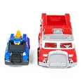 PAW Patrol True Metal Firetruck Marshall with Chase Rescue Vehicle ...