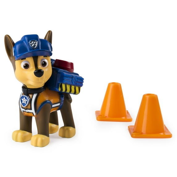PAW Patrol, Ultimate Rescue Construction Chase Figure with Flip Open Backpack, for Ages 3 and Up