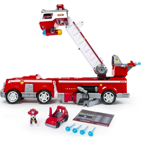 PAW Patrol Ultimate Rescue Fire Truck with Extendable 2 ft. Tall Ladder, for Ages 3 and Up