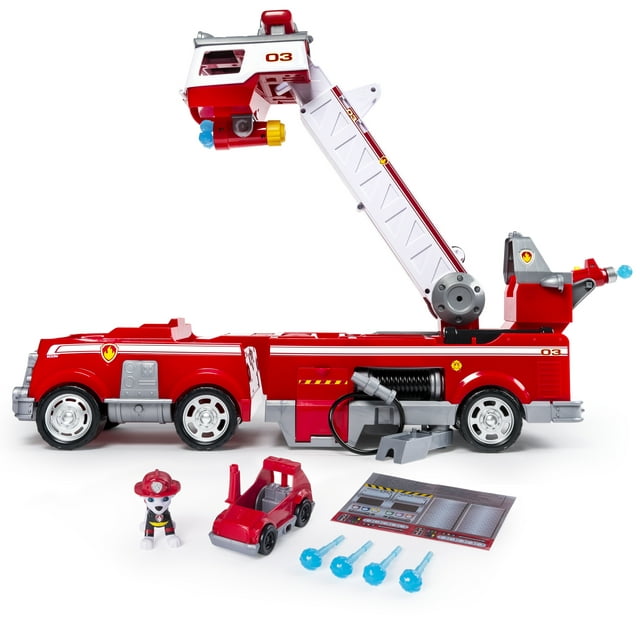 PAW Patrol Ultimate Rescue Fire Truck with Extendable 2 ft. Tall Ladder, for Ages 3 and Up
