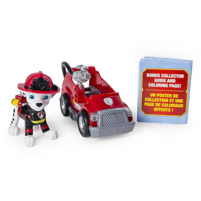 PAW Patrol Ultimate Rescue, Marshall’s Mini Fire Cart with Collectible Figure, for Ages 3 and Up