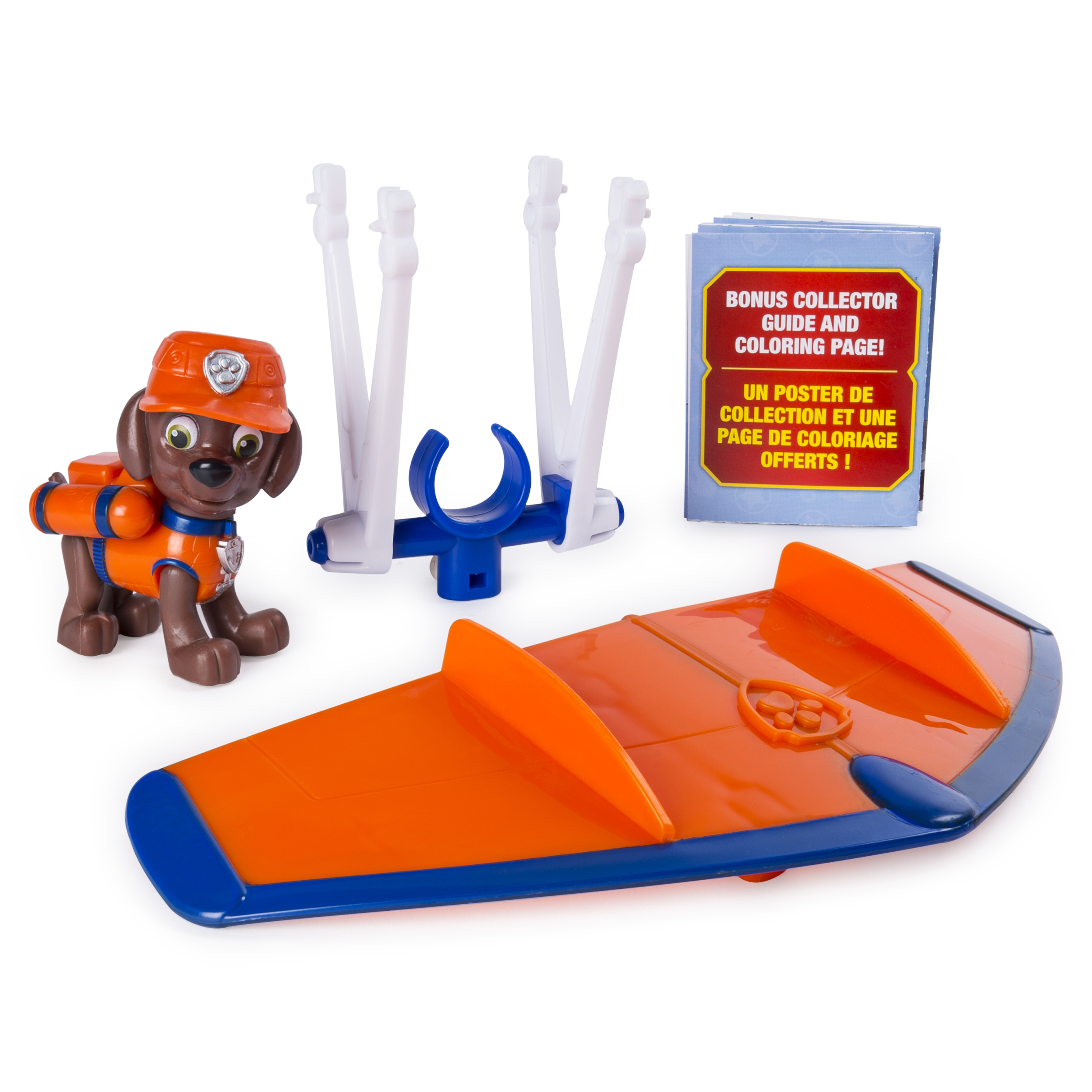PAW Patrol Ultimate Rescue, Zuma’s Mini Hang Glider with Collectible Figure for Ages 3 and Up - image 1 of 6