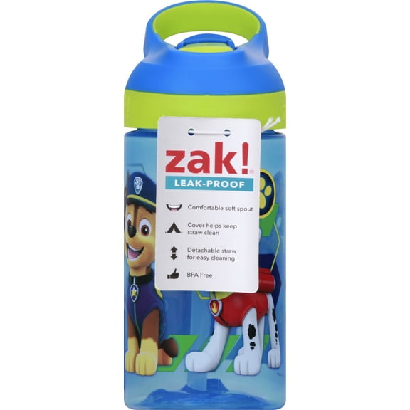PAW Patrol Zak Designs Kids Toddler Children Plastic Water Bottle (16oz)