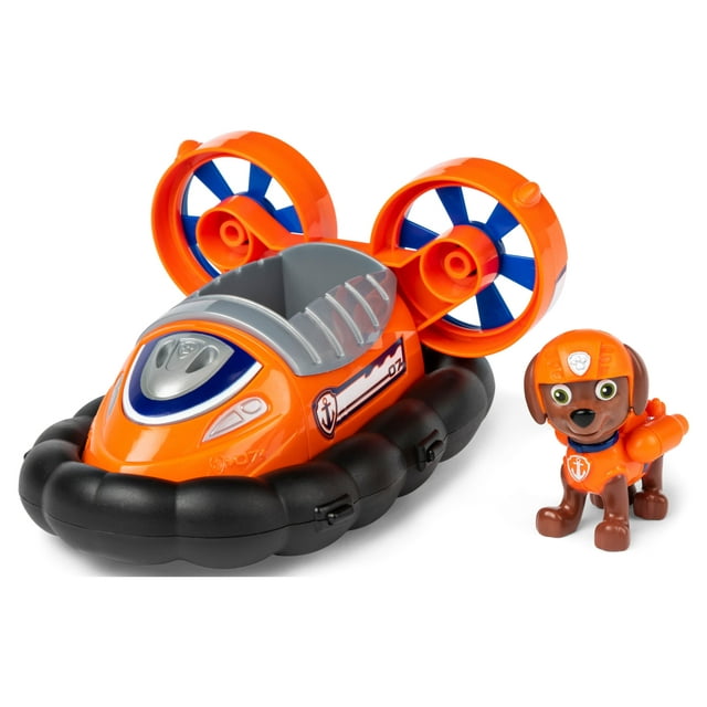 PAW Patrol, Zuma’s Hovercraft Vehicle with Collectible Figure, for Kids Aged 3 and Up