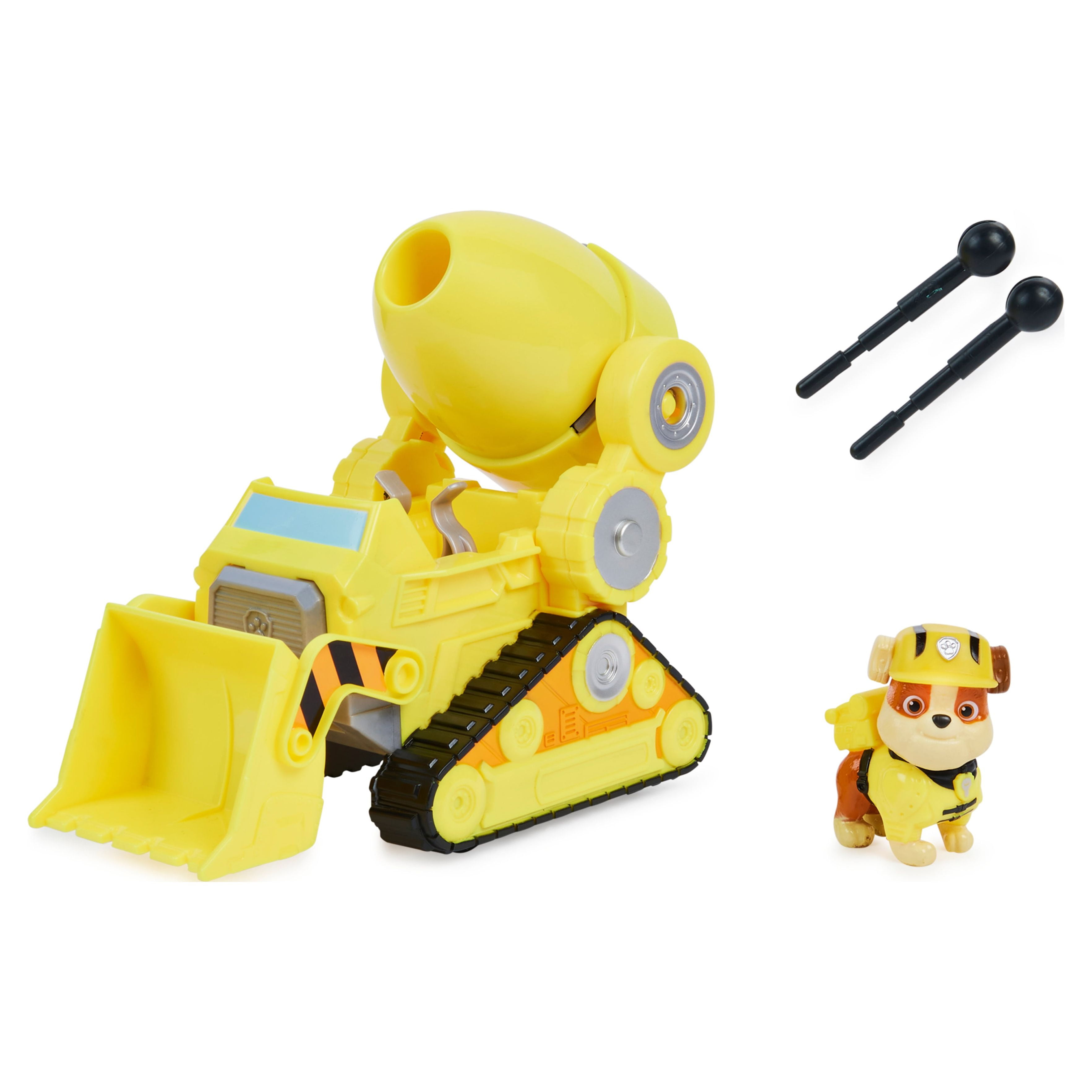 Rubble Paw Patrol: figurine and vehicle