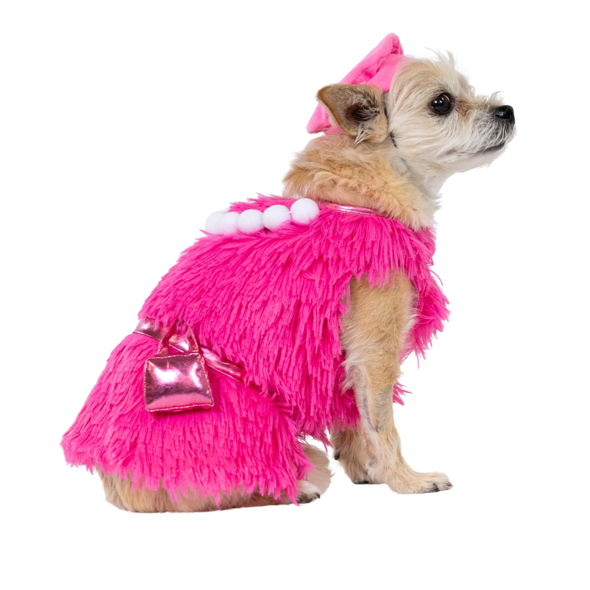 Vibrant Life Halloween Costume for Cats & Dogs, Paw-risian, Pink, Extra Small