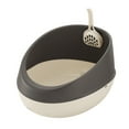 thumbnail image 1 of PAW TRAX Rimmed Cat Litter Pan, Brown, 1 of 5