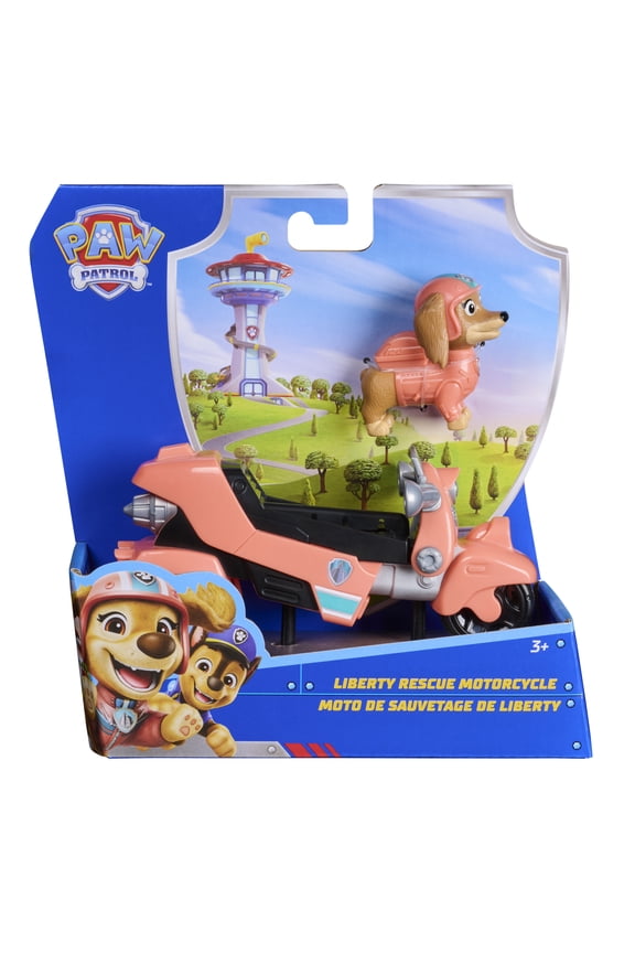 , Liberty Rescue Motorcycle, Toy Bike with Collectible Action Figure