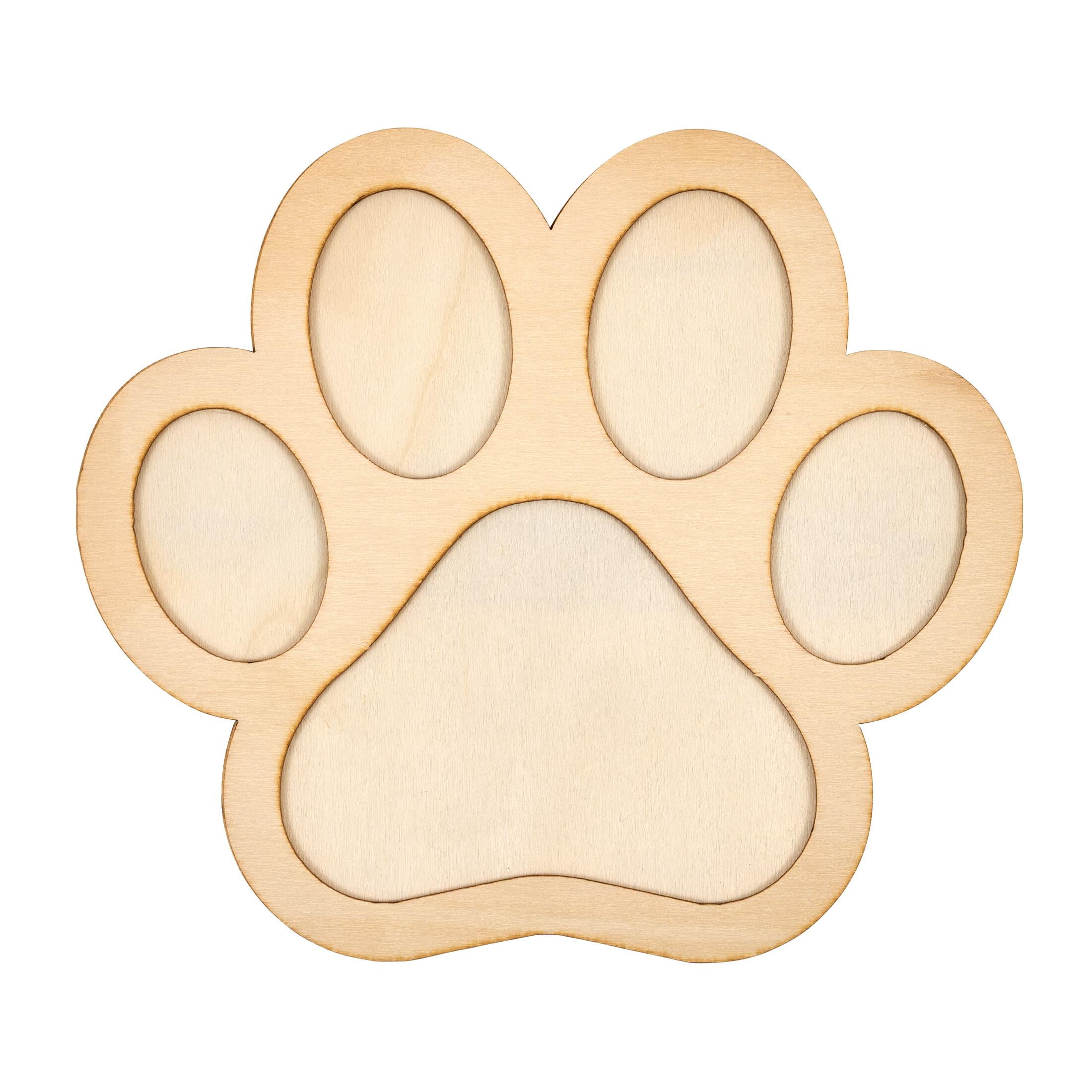 Hello Hobby 7" Wood Shape, Paw