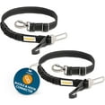thumbnail image 1 of Pawbee Elastic Dog Seat Belts for Cars, Pet Safety Harness, Adjustable Nylon Bungee, 2-Pack, 1 of 8
