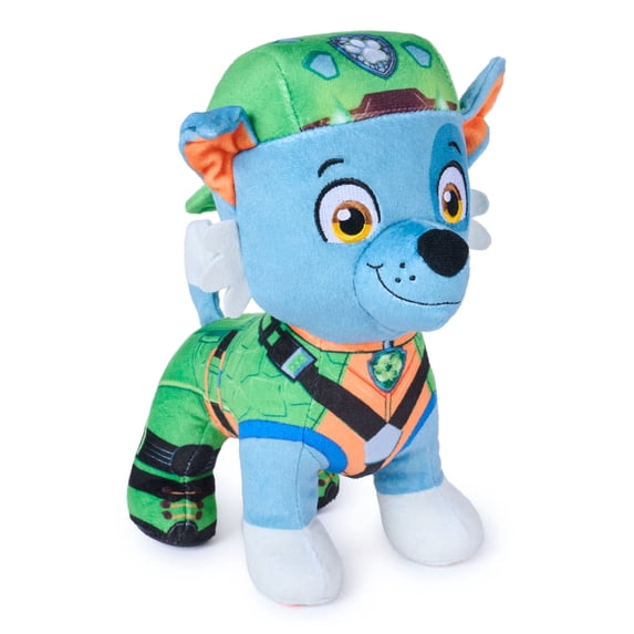 PAW Patrol The Dino Movie 8-Inch Rocky Plush Toy, for Ages 3 and up