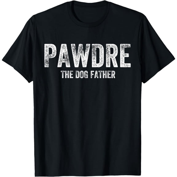 PAWDRE Dog Father Dog Paw Dad Fur Papa Fathers Day Men's T-Shirt