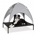 thumbnail image 1 of PAWFECT™ Bed Company And Pet Supply Large Raised Dog Bed With Canopy – Gray Top Elevated Pet Cot, Breathable Mesh Cooling Bed For Indoor Outdoor Use, 1 of 5