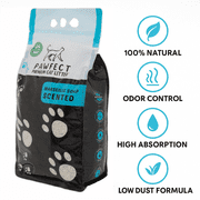 PAWFECT Premium Clumping Cat Litter, Bentonite, Low-Dust, Marseille Soap Scent, 17.2 lb. / 9L