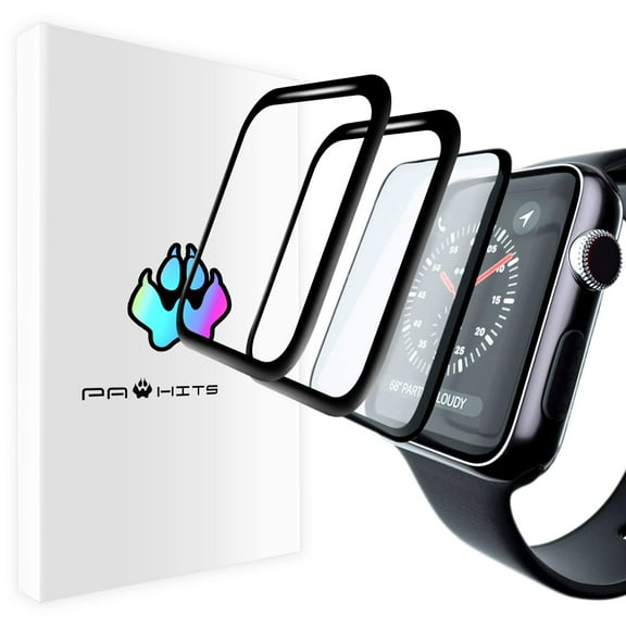 PAWHITS 3 Pack Screen Protector for Apple Watch Series 4/5/6/SE 40mm HD Clear Anti-Fingerprint Highly Responsive Film for iWatch
