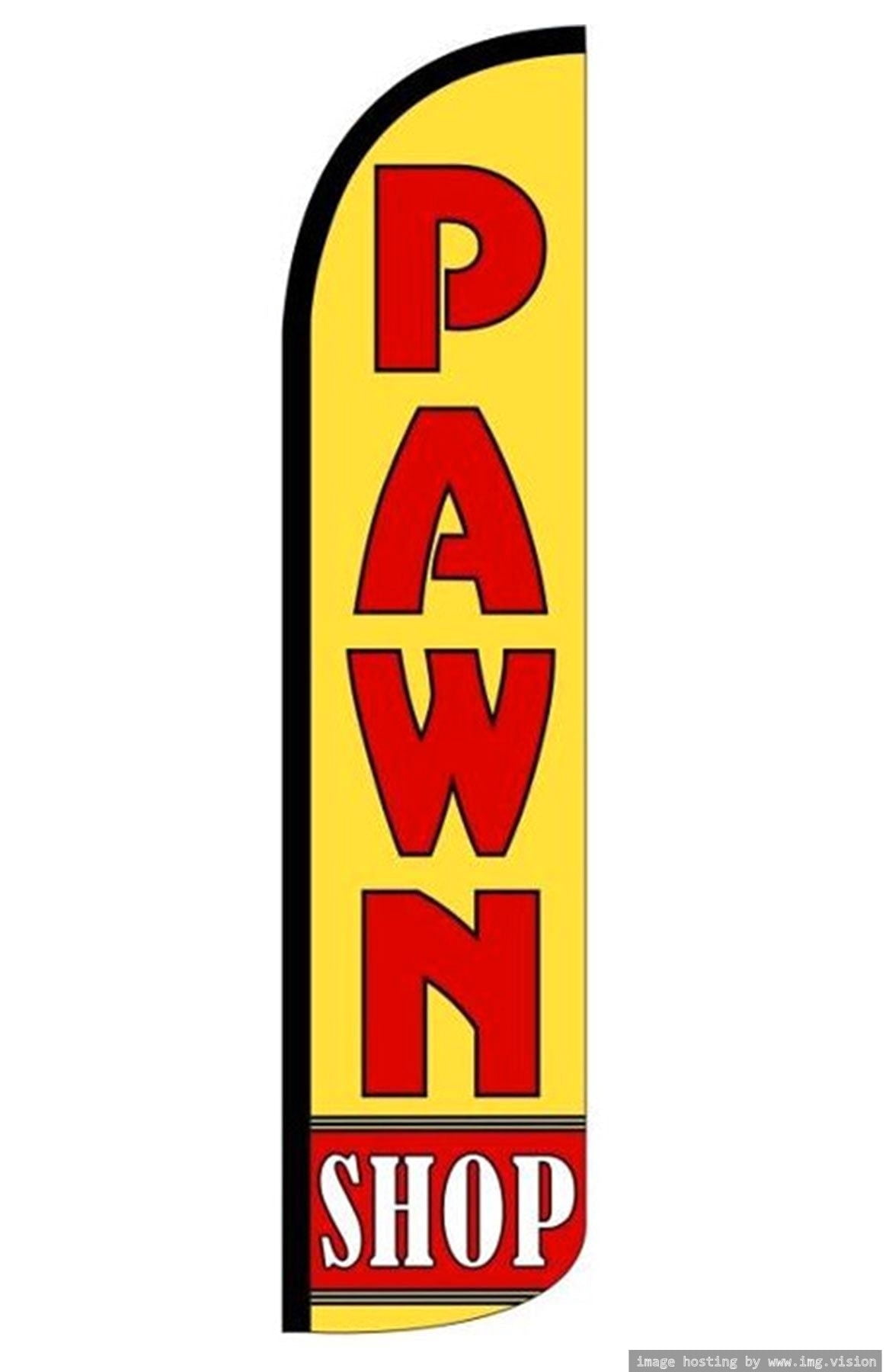 PAWN SHOP Windless Flag (Hardware Not Included) |Advertisement ...