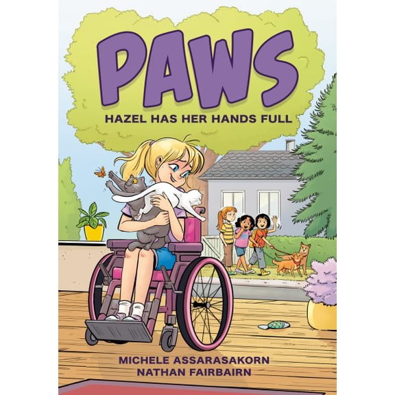 Pre-Owned PAWS: Hazel Has Her Hands Full: A Graphic Novel: 4 Paperback
