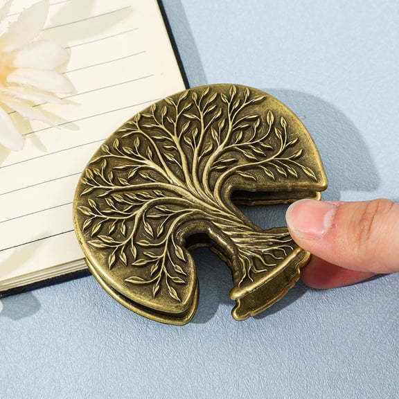 PAWSEDHERE Vintage Fish Tail Book Clip - Paper Storage Clip Journal Clips to Hold Journal Open While Writing Scrapbook Kit Document Clip