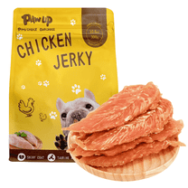 PAWUP Chicken Jerky Dog Treats, 1% Taurine Added, Grain Free, 10.6oz, Rawhide Free Treats for Small Medium Large Dogs
