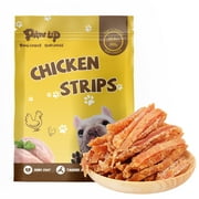 PAWUP Chicken Jerky Strips Dog Treats, Natural Healthy, Pure Chicken Training Treats for Small Medium Large Dogs, 10.6oz