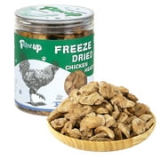 PAWUP Freeze Dried Dog & Cat Treats, 100% Single Ingredient Chicken Heart, All Natural Grain Free, No Additives, High Protein Snacks for Training, 3.2oz