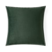 Pawz Decorative Plush Fleece Soft Accent Pine Green 20"x20" Pillow, for Adults and Teens