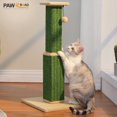thumbnail image 1 of PAWZ Road 31" Cat Scratching Post for Indoor Cat Scratcher with Plush Large Base, Green, 1 of 7