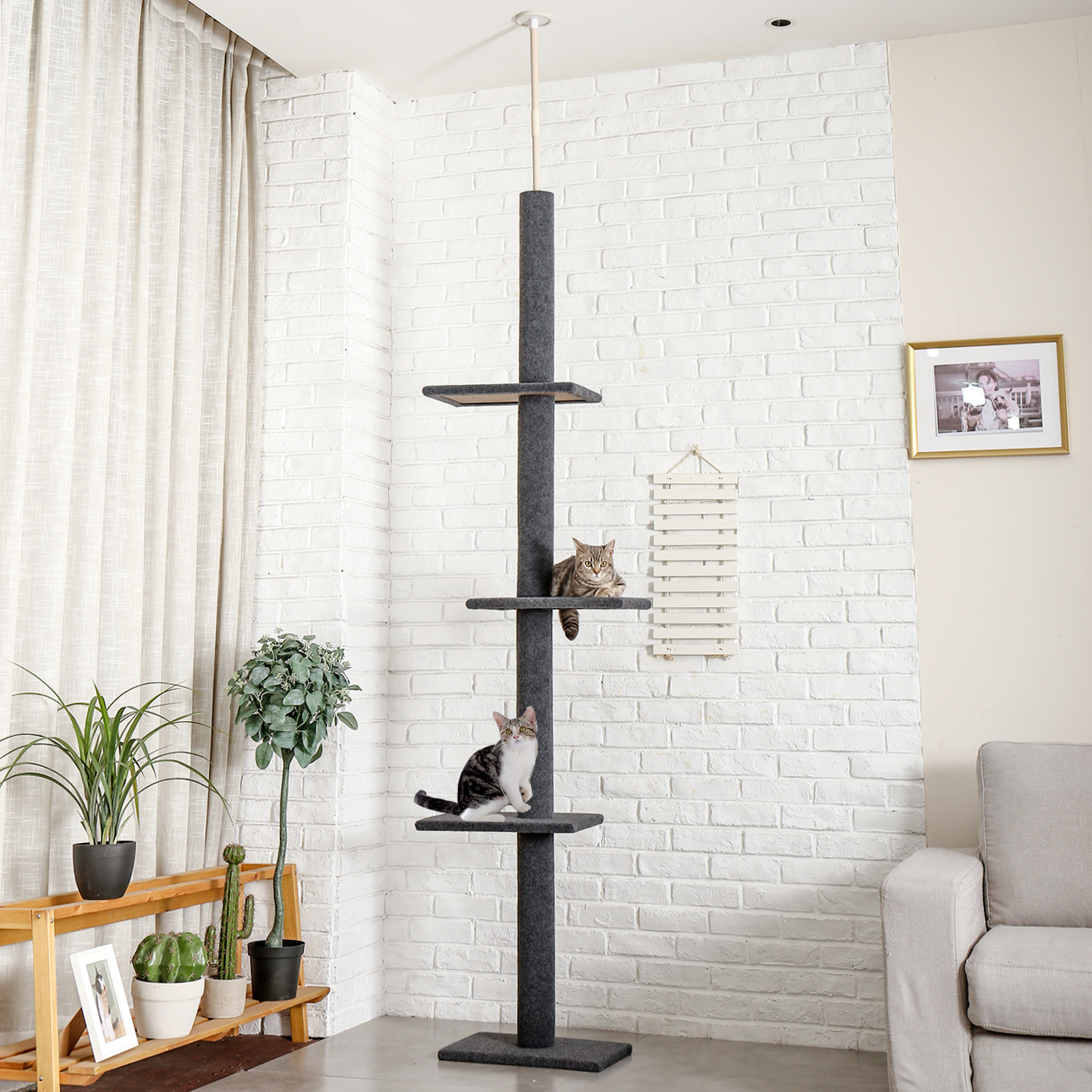Cat Craft One Source 89.60 in. 3 Tier Cat Tree