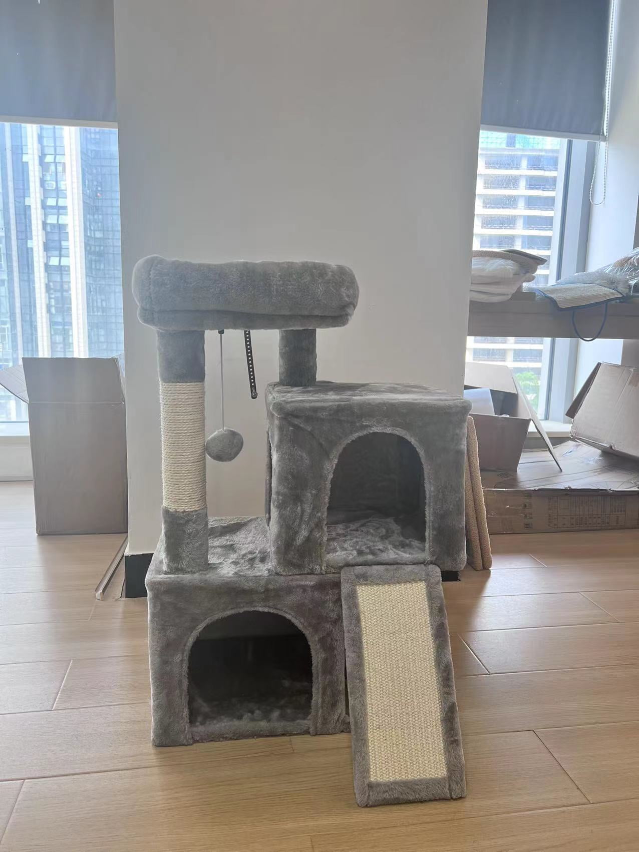 PAWZ Road Cat Tree Tower Cat Condo House 30” for All Indoor Cats with