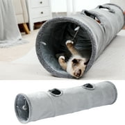 PAWZ Road Cat Tunnel Collapsible Durable Suede Hideaway Toy for Indoor Cats
