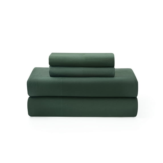 Pawz Pine Green King Sheet Set, Soft Microfiber Bed Sheets with 2 Pillowcases, for Adults and Teens