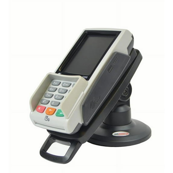 PAX S300 3" Lockable Compact Pole Mount Terminal Stand