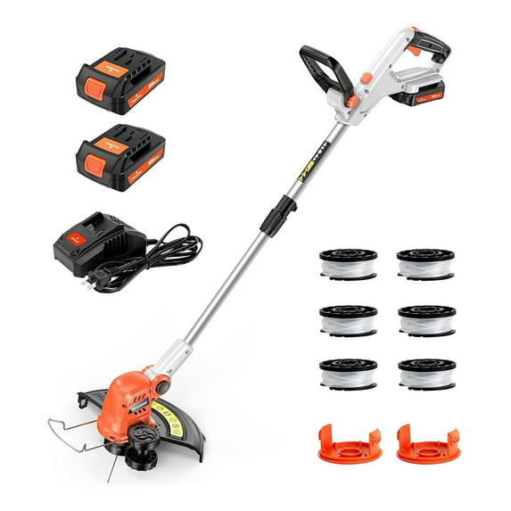 Open Box PAXCESS SF8A220 20V 12in Cordless String Trimmer Yard Tool w/ Battery
