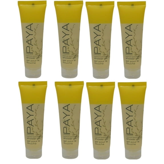 PAYA Organics Luscious Quenching Shower Gel lot of 8 bottles. Total of 8oz