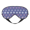 thumbnail image 1 of PAYOHTO Boho Rows Of Flowers And Leaves Soft Sleep Mask Comfort Pure Silk Eye Cover for Travel Office Camping, 1 of 7