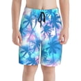 thumbnail image 1 of PAYOHTO Boy Swim Trunks Medium Size 10-12 Teens Boy Beach Board Shorts Palm Tropical Pattern Exotic Quick Dry Bathing Suit Swimwear, 1 of 9