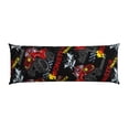 thumbnail image 1 of PAYOHTO Boy Truck Red Car Long Body Pillowcase 20x60 inch Premium Plush Fabric with Hidden Zipper, 1 of 1