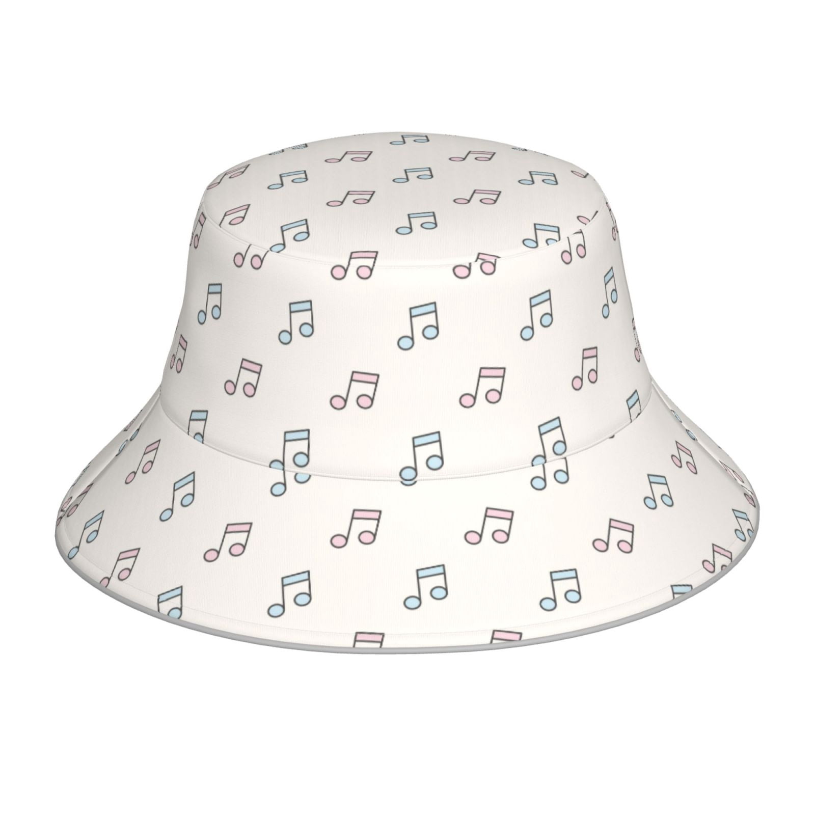 PAYOHTO Design with Music Notes Bucket Hats for Women Men, Beach Summer ...