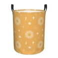 thumbnail image 1 of PAYOHTO Foldable Laundry Room Hamper Bucket Waterproof Bathroom Basket for College Student Living Room Storage Pillows Blankets Boho Nursery Pattern Sun Stars, 1 of 8